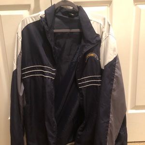 NFL chargers windbreaker